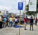 Los agentes policiales en la investigación del hecho que conmocionó a la población