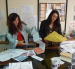 De izquierda a derecha, Alejandra Pinto y Karina Chicaiza, integrantes de Licuadora Gestora.