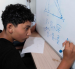 Juan Diego Espinosa, de 14 años, estudia en el ISM North, en Quito. Estuvo en Vietnam, en una competencia internacional de matemáticas, en agosto 2026.