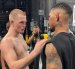 Instantes en que Ian Garry confrontó a Michael Morales tras el UFC 330.