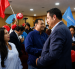 Alexandro Tonello (derecha) en compañía de Geovanny Atarihuana de Unidad Popular.