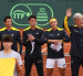Integrantes del equipo ecuatoriano que representará al país en la Copa Davis.