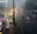 En el sector de Florida Norte, en la vía Perimetral, fue uno de los puntos donde llovió este 17 de agosto.
