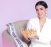 Dalia Bucaram, Miss Universo Ecuador 2026, durante una entrevista con EXPRESO después de recibir la corona en Santa Elena.