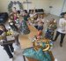Talento. Participantes del proyecto realizaron estas obras inspiradas en el Ilaló, personajes de Tumbaco  y animales emblemáticos de la parroquia.