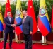 El presidente de Ecuador, Daniel Noboa, y el primer ministro del Consejo de Estado de China, Li Qiang.
