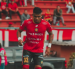Kliver Moreno durante un partido con Deportivo Cuenca.