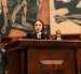 Mishel Mancheno dirigió ante el Pleno unas palabras en honor a quien fue director del Centro Nacional de Inteligencia.