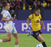 La Selección de Ecuador enfrenta a Argentina durante un partido internacional de fútbol.