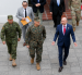 El ministro de Defensa Gian Carlo Loffredo junto al comandante del Comando Sur de los Estados Unidos, General Francis L. Donovan.