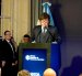 Javier Milei, hablando durante el cierre de la 23º edición del Council of The Americas, en Buenos Aires (Argentina).