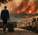 Una escena simbólica representa los incendios en España, la crisis migratoria y el debate sobre la gestión y el desgaste del Gobierno de Pedro Sánchez.