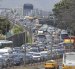 Congestionamiento vehicular en el Puente de la Unidad Nacional.