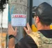 El ECU 911 colocó sellos en los puntos donde fueron retiradas las cámaras para informar sobre el procedimiento y la posibilidad de recuperarlas.
