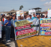 Los manifestantes estuvieron durante unas tres horas en la vía Daule-Nobol.