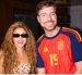 Shakira y Mr. Beast en el partido final del mundial pasado.