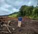 Daño ambiental. La maquinaria pesada destruyó 140 árboles nativos, afectando troncos, ramas y raíces de especies que ya no pueden recuperarse.