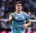 Kenan Yildiz, futbolista del Juventus, durante un partido con el conjunto italiano.