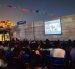 El público guayaquileño en la exhibición Cine al Río.