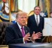 El presidente Donald Trump en su despacho en la Casa Blanca.