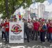 Integrantes del Frente Popular Antiimperialista participan en una manifestación este sábado en Caracas.