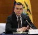 El presidente Daniel Noboa cuenta con un 32% de valoración positiva según el CIEES.
