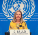 La secretaria general de la Organización Meteorológica Mundial (OMM), Celeste Saulo, dio las previsiones del organismo para el cercano fenómeno de El Niño.
