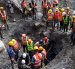 Los trabajos de rescate para tratar de sacar con vida a las personas atrapadas en un túnel del proyecto hidroeléctrico, diez días después de las devastadoras riadas.