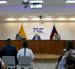La audiencia pública fue presencial en las instalaciones del TCE de Quito.