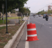 En este punto de la avenida Samborondón fue atropellada la atleta Mónica Martinich, quien murió en el lugar.