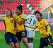 Rosa Flores (i) marcó el primer gol de Ecuador en un Mundial Femenino sub-20.