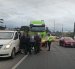 Choque entre tráiler y auto causó congestión este lunes en la vía a Daule.