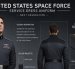 Captura de pantalla tomada del perfil de la red social Truth Social que muestra una imagen hecha con IA del posible nuevo uniforme que llevarán los miembros de la Fuerza Espacial de EE.UU.