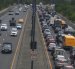 Cuatro accidentes colapsaron la vía Perimetral en Guayaquil en menos de 12 horas.