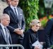 La reina Sonja, el rey Haakon VIII, la princesa heredera Ingrid Alexandra y el príncipe Sverre Magnus abandonan la catedral de Oslo, Noruega, el 8 de septiembre de 2026.
