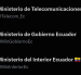 Ministerios de Ecuador actualizan sus perfiles oficiales en redes sociales con fondo morado.