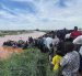 Personas desplazadas en el condado de Garissa, en el este de Kenia, como consecuencia de fuertes lluvias e inundaciones.