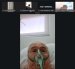 Abdalá Bucaram se conectó desde la sala de una clínica en Guayaquil.