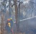 Bomberos Quito controlaron un incendio forestal registrado este sábado 12 de septiembre en el sector de El Quinche.