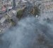 Siete barrios de La Vicentina resultaron afectados por el humo del incendio que mantiene parcialmente cerrada la avenida Velasco Ibarra.