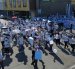 Familiares de personas desaparecidas y ciudadanos realizan una marcha pacífica este domingo en el municipio de Culiacán, en Sinaloa (México).