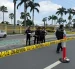 Agentes de la OIAT recrearon este 14 de septiembre el atropellamiento de Mónica Martinich en la avenida Samborondón.