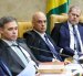 Integrantes del Supremo Tribunal Federal (STF) de Brasil durante una sesión este martes en Brasilia (Brasil).