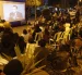 En la plaza Gabriela Mistral, en La Mariscal, se proyectó La Leyenda de los tayos.