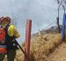 Bomberos controlaron una quema de desechos en Villaflora y realizaron labores de enfriamiento para evitar que el fuego volviera a activarse.