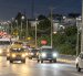 En un tramo de la vía a Daule se incorporaron luces LED.