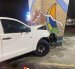 La camioneta se impactó contra la base de un paso a desnivel ubicado en la avenida Carlos Julio Arosemena, en el oeste de Guayaquil.