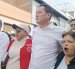 En marzo pasado, el alcalde suspendido de Cuenca, Cristian Zamora, encabezó una marcha para rechazar los allanamientos ejecutados en aquel momento.
