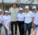 Imagen del candidato Niels Olsen, en una actividad proselitista de la candidata Ninoska Calderón.