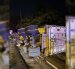 El contenedor cayó en el kilómetro 20 de la vía a la costa, en el oeste de Guayaquil.
